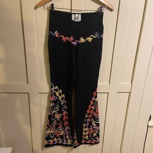 Laughing goddess flare pant size small